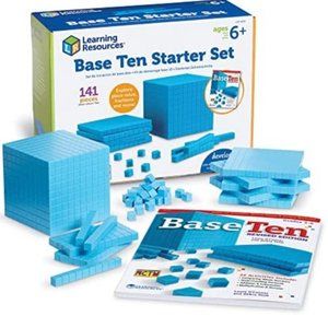 Learning Resources Base Ten Starter Set   Ages 6+ Early Math, Counting